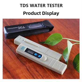 Dviejų mygtukų klasikinis vandens kokybės testavimo rašiklis, TDS-2, 0–9990 ppm, tikslumas 1 ppm, maitinimas 3V, nešiojamas TDS analizatorius