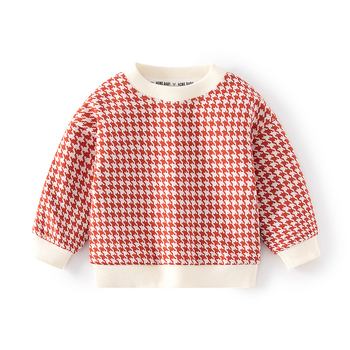 Детски суитшърт, 84,5% полиестер, дебел, дълги ръкави, пуловер