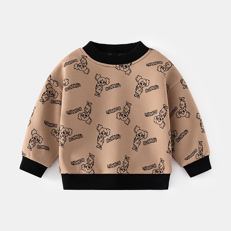 Детски суитшърт, 84,5% полиестер, дебел, дълги ръкави, пуловер