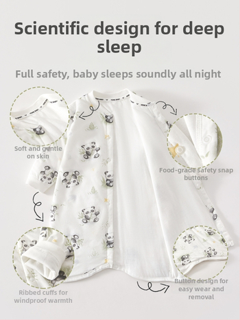 Kūdikio ir mažų vaikų miego maišelis, pastovi temperatūra, storas medvilnės audinio išorė su medvilnine įdaga, poliesterio užpildas, animacinis raštas, tinkamas žiemai pavasariui rudeniui, naujagimiams iki 3 metų