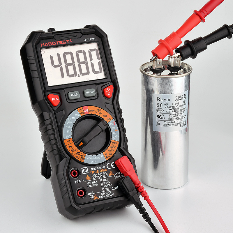 Multimetru digital HABOTEST – precizie înaltă, complet automat, măsurare inteligentă, protecție anti-arzire, CE certificat