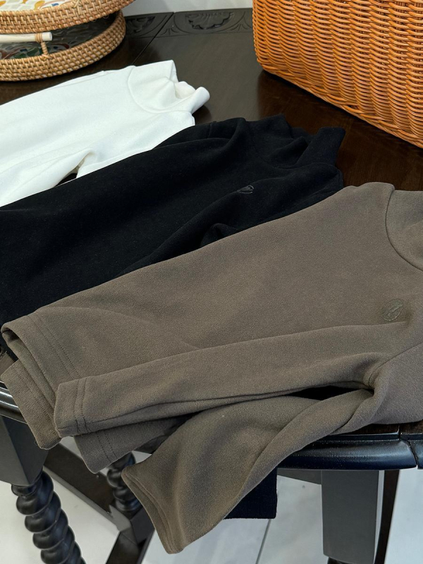 Gyerekek hosszú ujjú termikus felső, önmelegedő fleece, 95% poliészter, 5% spandex, koreai stílus, őszi–téli viselethez