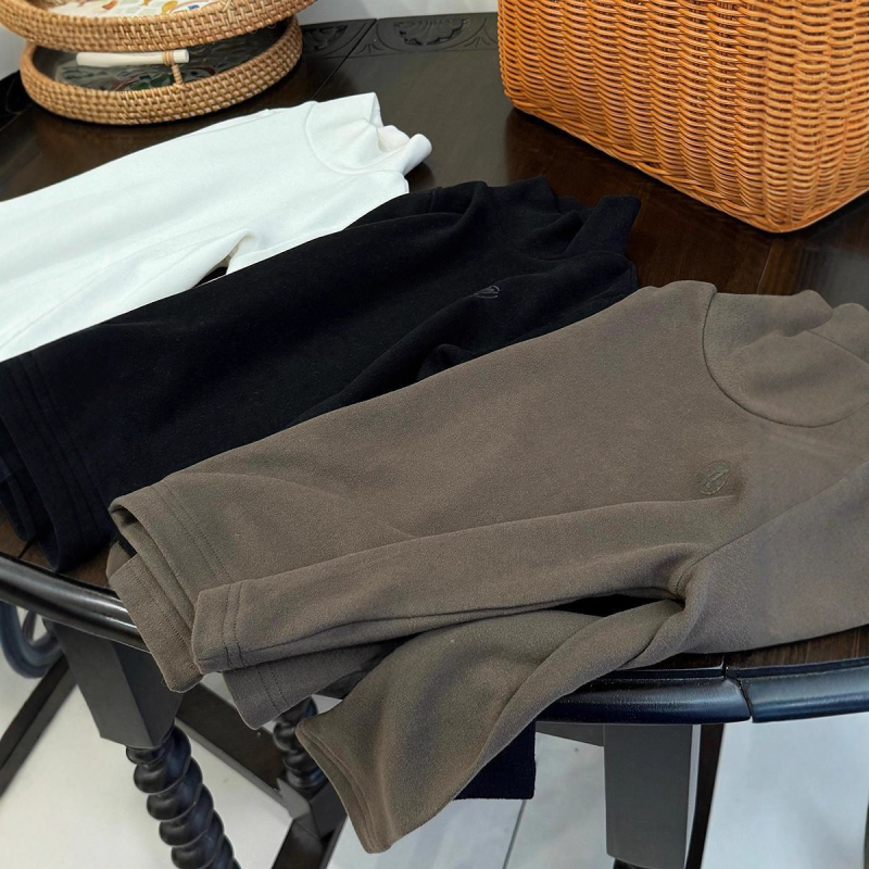 Gyerekek hosszú ujjú termikus felső, önmelegedő fleece, 95% poliészter, 5% spandex, koreai stílus, őszi–téli viselethez