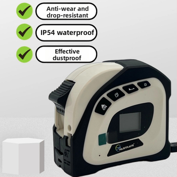 FASTRATE FRT-LTM-B Lazerinis atstumo matuoklis – infraraudonųjų spindulių 2-in-1 matavimas, elektroninis liniuotė