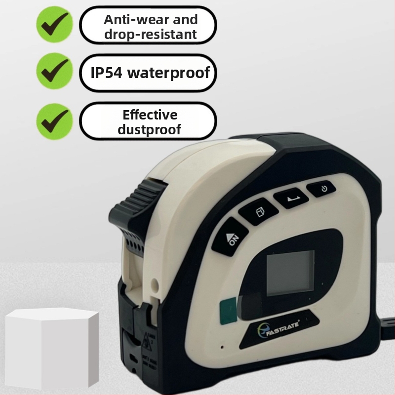 FASTRATE FRT-LTM-B Lāzera attāluma mērītājs – infrasarkanais, 2-in-1 mērījums, elektroniskā līnija