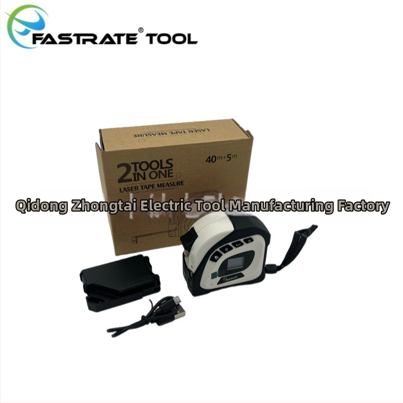 FASTRATE FRT-LTM-B Lazerinis atstumo matuoklis – infraraudonųjų spindulių 2-in-1 matavimas, elektroninis liniuotė