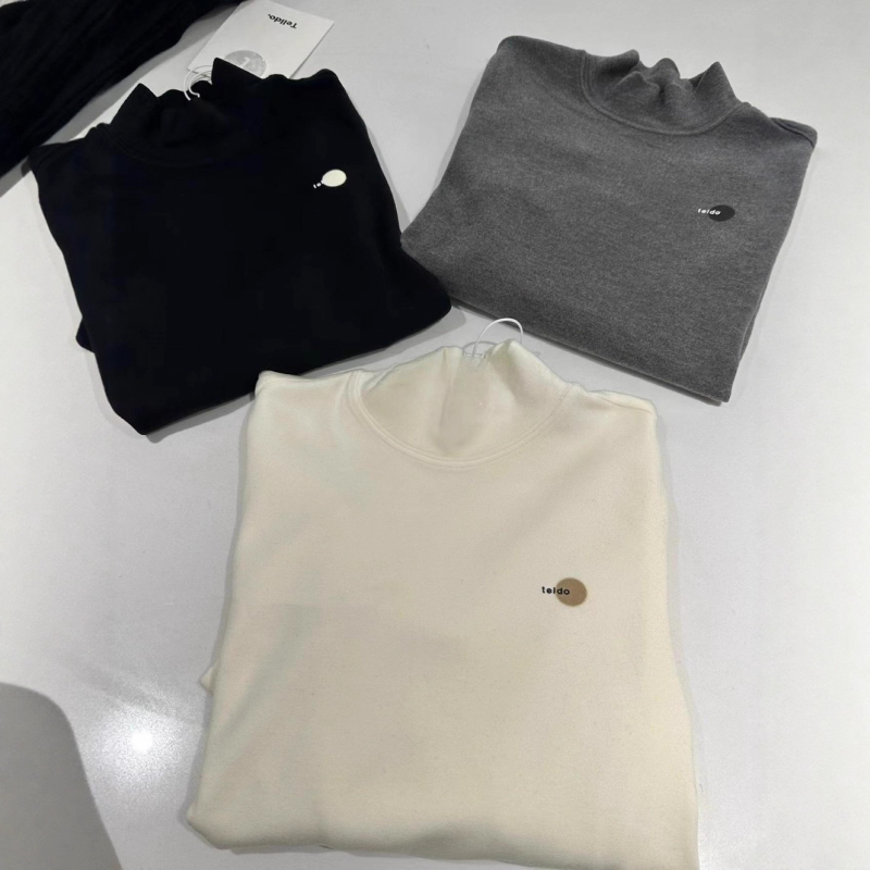 Fiúknak szóló hosszú ujjú aláöltözet felső félmagas gallérral, meleg velúr belsővel, uniszex, ősz-tél