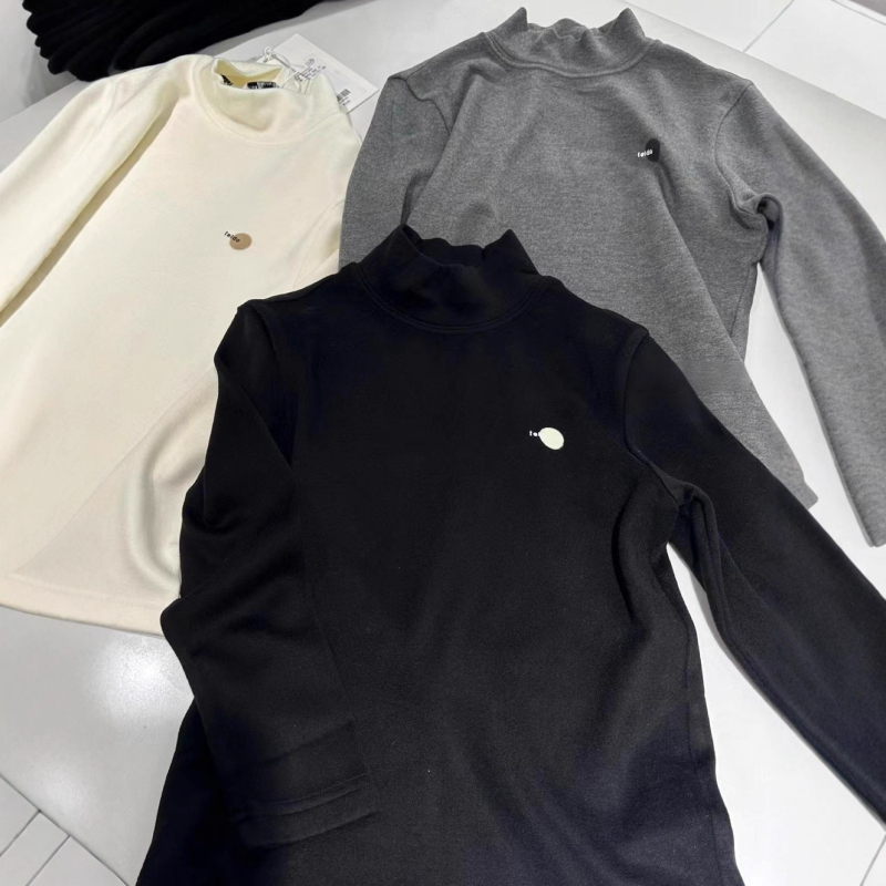 Fiúknak szóló hosszú ujjú aláöltözet felső félmagas gallérral, meleg velúr belsővel, uniszex, ősz-tél