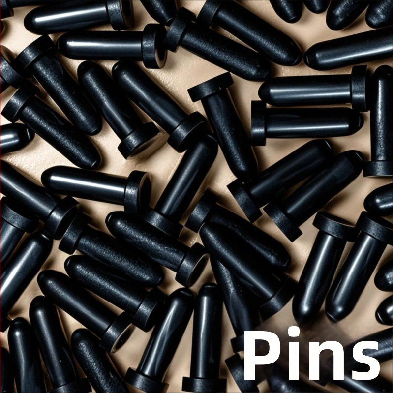 Latch-tip Kāju Paliktnis, Plastmasas Šašijas Paliktnis, Mīkstie Gumijas Mašīnas Kāju Paklāji — Pretnoslīdēšana, Šoks Izturīgs, Izolēts, Plug-In