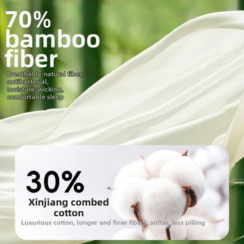 Kūdikių miegamojo užvalkalas su šešiais bambuso pluošto sluoksniais, viengabals pižamos dizainas su atskirtais kojomis, medvilnės mišinio audinys su medvilnės pluošto įlietu, karikatūrų raštas, dervos užtrauktukas