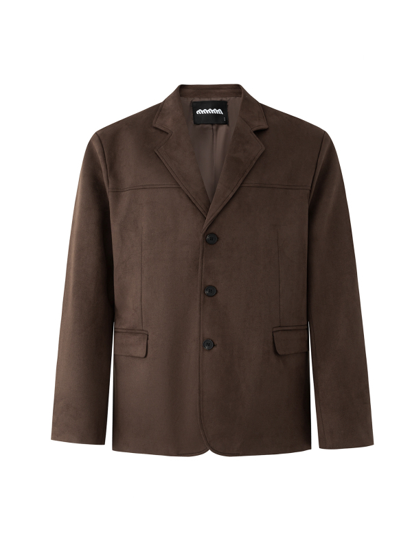 Meeste koreake stiilis vabaajak bleiser sügisesse, vaba lõige, ees 3-nööbiga, materjal polüester-elastaan segu, vooder polüester