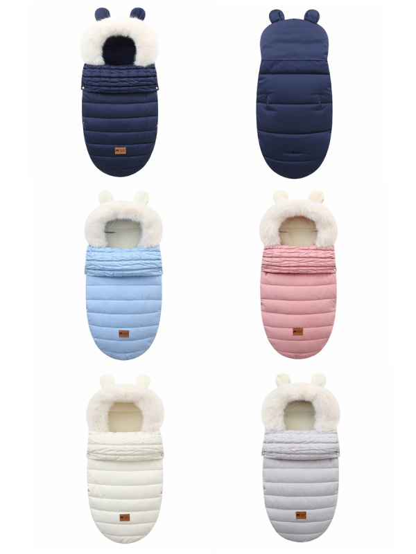 Miegmaišis kūdikiams vežimėlyje – aploksnės stilius, žiema, užpildas poliesterio medvilnė, įdėklas poliesterio pluoštas, pastovi temperatūra