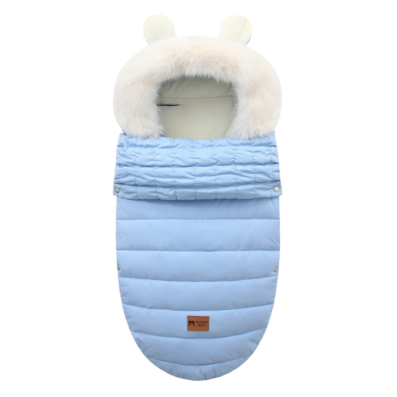 Miegmaišis kūdikiams vežimėlyje – aploksnės stilius, žiema, užpildas poliesterio medvilnė, įdėklas poliesterio pluoštas, pastovi temperatūra