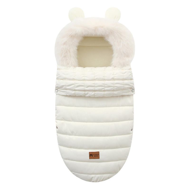 Miegmaišis kūdikiams vežimėlyje – aploksnės stilius, žiema, užpildas poliesterio medvilnė, įdėklas poliesterio pluoštas, pastovi temperatūra