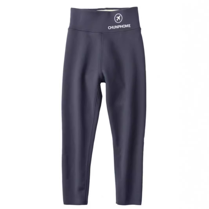 Dječje hlače u stilu morskog psa za zimu, s flis podstavom, visokim strukom, duge hlače, Nylon/Spandex 76/24