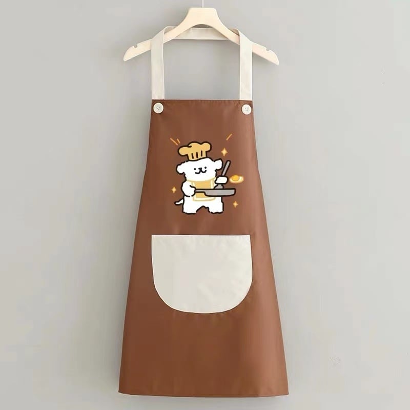 Șorț de bucătar PVC, impermeabil și rezistent la ulei, cu design Cartoon/Anime