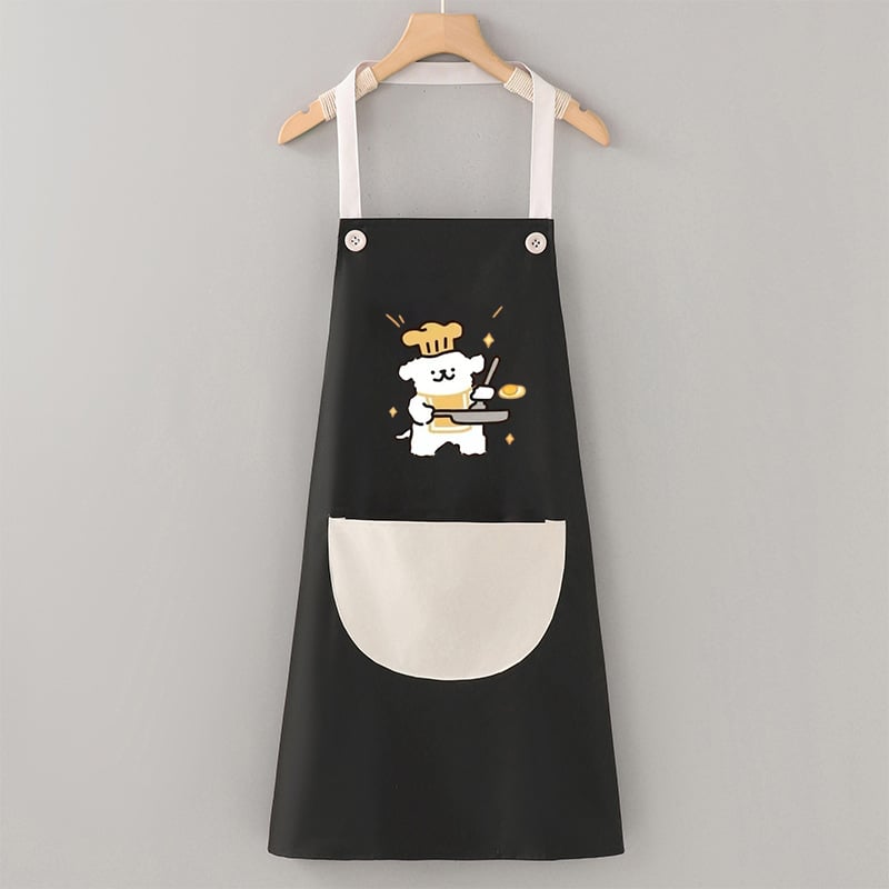 Șorț de bucătar PVC, impermeabil și rezistent la ulei, cu design Cartoon/Anime