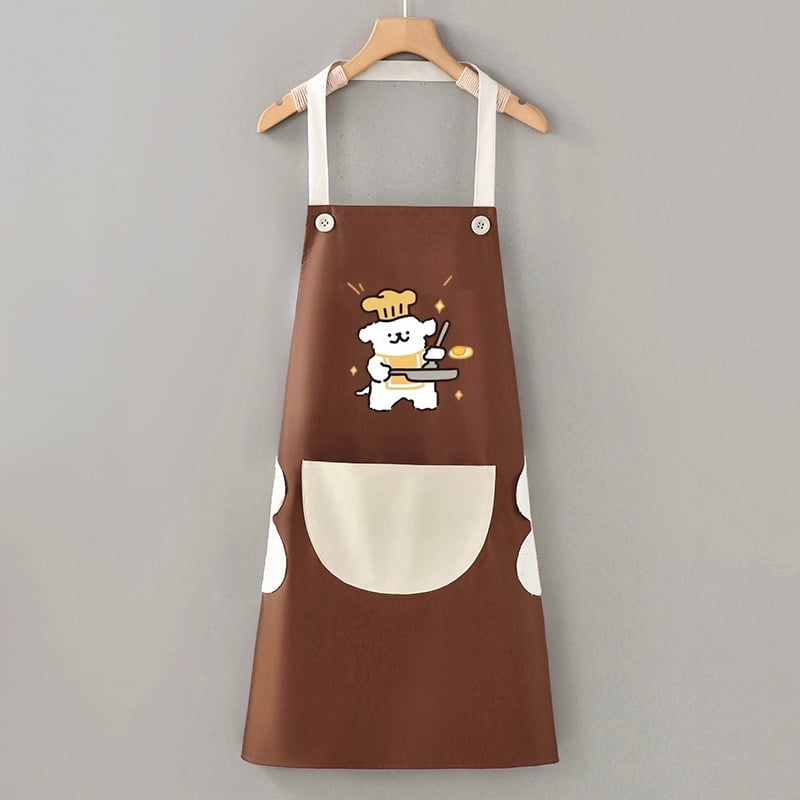 Șorț de bucătar PVC, impermeabil și rezistent la ulei, cu design Cartoon/Anime