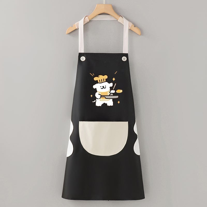 Șorț de bucătar PVC, impermeabil și rezistent la ulei, cu design Cartoon/Anime