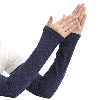 Unisex garie apakšdelma ar puse pirkstu, silti, poliesters, vienkrāsains raksts, ziemas un rudens sezonai