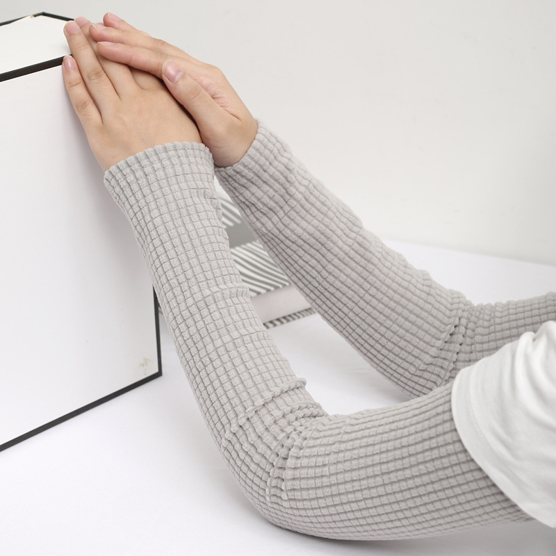 Unisex garie apakšdelma ar puse pirkstu, silti, poliesters, vienkrāsains raksts, ziemas un rudens sezonai