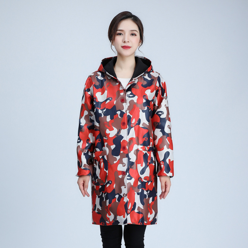 Pregača bez rukava – pamuk, kamuflažni uzorak, japanski stil, otpornost na zaprljanje