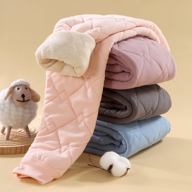 Iskolai egyenruha melegítő nadrág gyerekeknek, poliészter szálas anyag, fleece bélés, hosszú alsónemű, 3–8 éveseknek