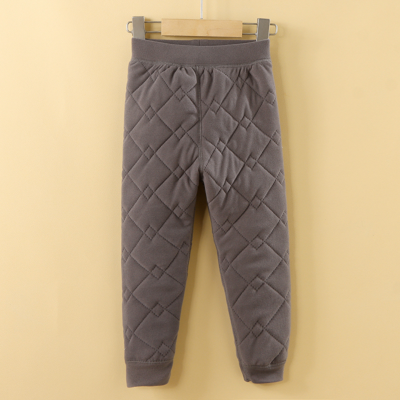 Iskolai egyenruha melegítő nadrág gyerekeknek, poliészter szálas anyag, fleece bélés, hosszú alsónemű, 3–8 éveseknek