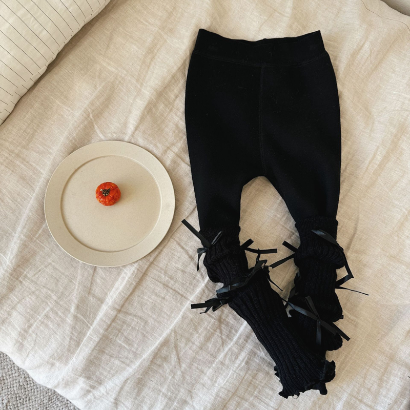 Pantaloni pentru fete cu căptușeală din fleece, fleece integrat, 95% bumbac, talie medie, iarnă 2025, copii 3–8 ani