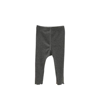 Koreai stílusú babaleggings kötött anyagból, középső derekú, 65% poliészter, 1–3 éveseknek, tavasz–ősz