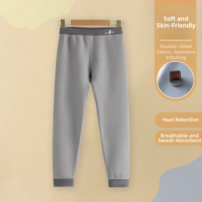 Vaikų fleece kelnės rudens-žiemos laikotarpiui, unisex, vidurio juosmuo, 85% poliesteris, vokiškas flisas, modelis MDY-03, amžius 3–8 m., saugumo klasė A