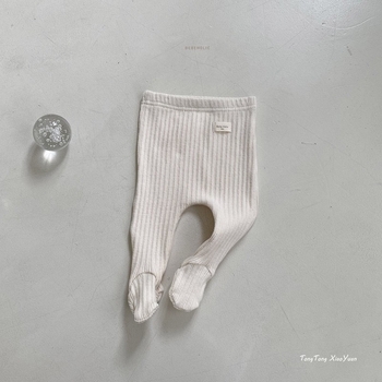 Unisex zimske dječje tajice s flis unutarnjim dijelom, 85% pamuk, srednji pojas, korejskog stila, za dob 1–3 godine