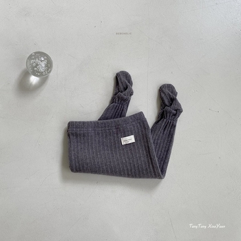 Unisex zimske dječje tajice s flis unutarnjim dijelom, 85% pamuk, srednji pojas, korejskog stila, za dob 1–3 godine