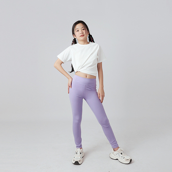 Djevojčice elastične legice u korejskom stilu, prozračan materijal protiv komaraca, 72% najlon, srednja visina struka, elastična gumica