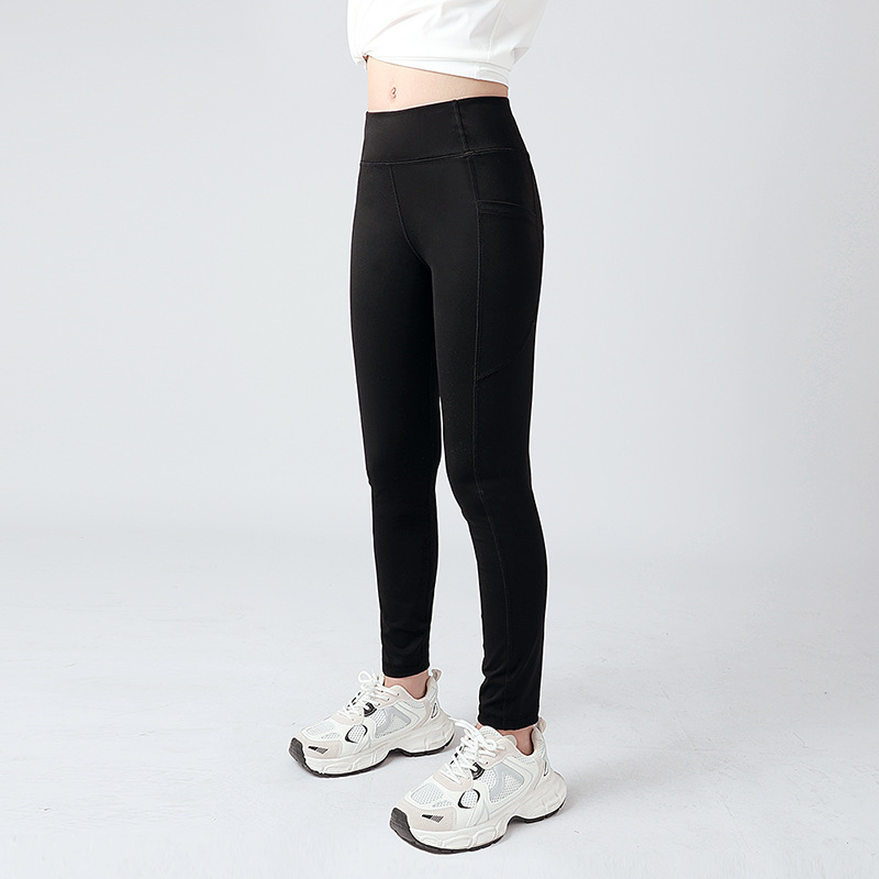 Djevojčice elastične legice u korejskom stilu, prozračan materijal protiv komaraca, 72% najlon, srednja visina struka, elastična gumica