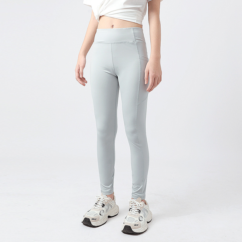 Djevojčice elastične legice u korejskom stilu, prozračan materijal protiv komaraca, 72% najlon, srednja visina struka, elastična gumica