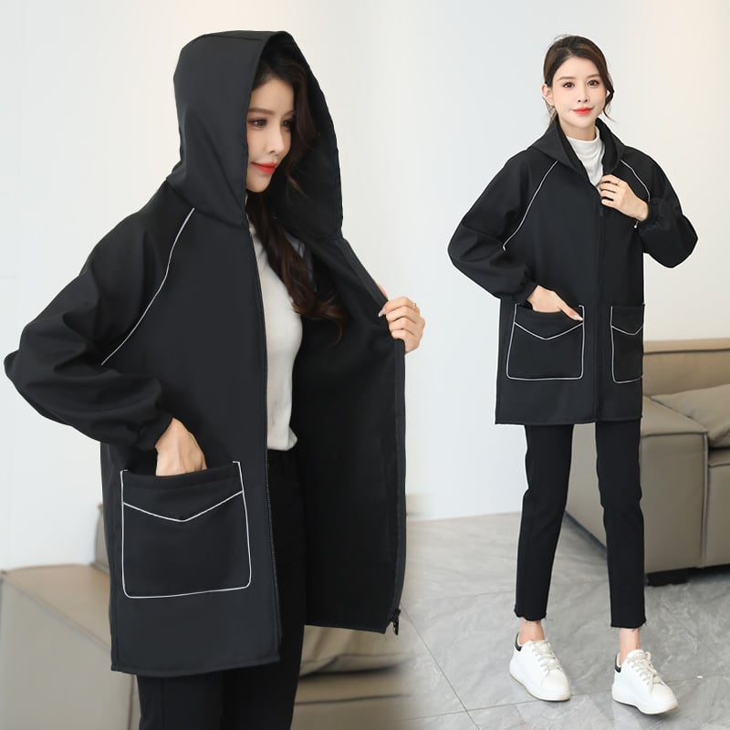 Pregača za kuhinju bez rukava, otporna na mrlje, jednostavan stil