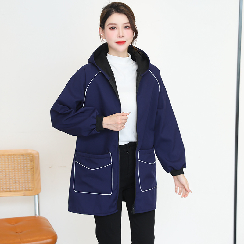 Pregača za kuhinju bez rukava, otporna na mrlje, jednostavan stil