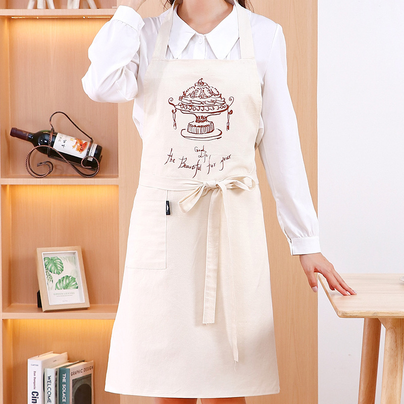 Puuvillane põlle, varrukateta, plekikindel, minimalistlik disain, kaasaegne stiil