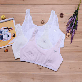 Dječji grudnjak – pamuk, puni košarica, tanke preformirane košarice, bez žice, čvrste dvostruke naramenice