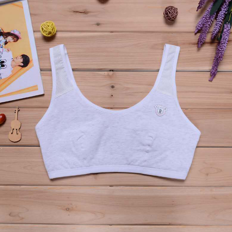 Dječji grudnjak – pamuk, puni košarica, tanke preformirane košarice, bez žice, čvrste dvostruke naramenice
