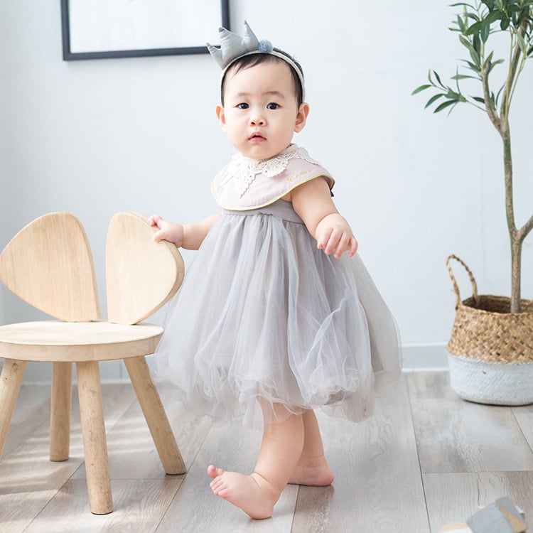 Vaikų princesės stiliaus organzos sijonas su medvilnine įdėklu, vasara, amžius 1-3 metai