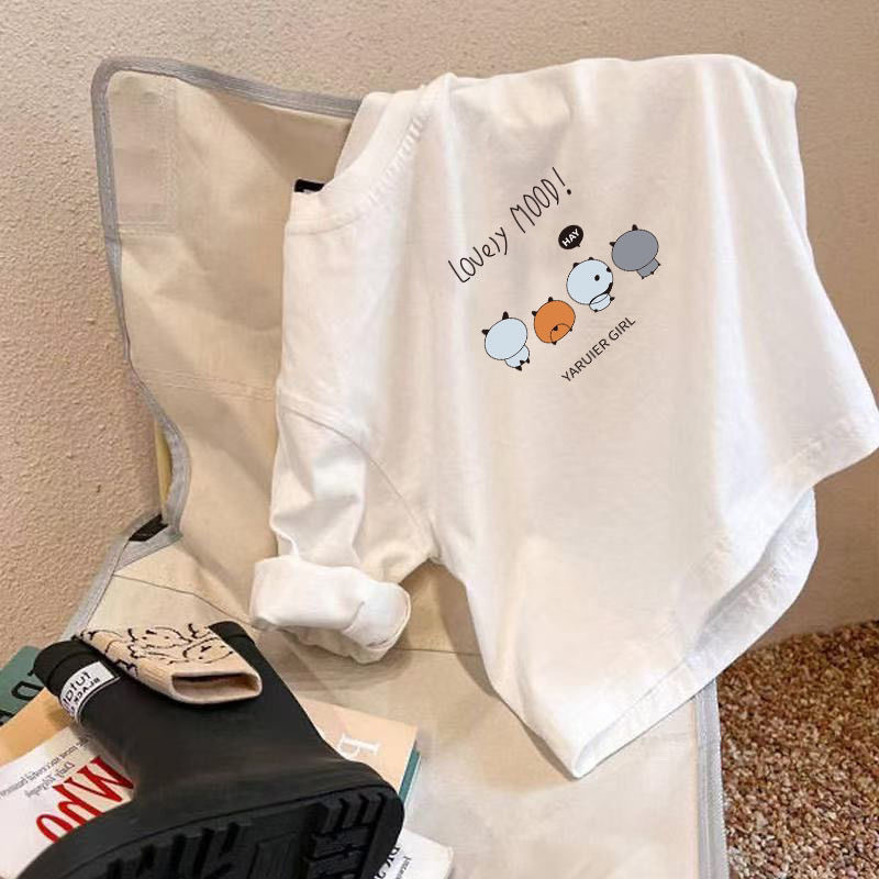 Gyerekeknek készült 100% pamut hosszú ujjú póló, kerek nyakú, puha felület, uniszex, egyszínű dizájn, tavasz- és ősz idejére