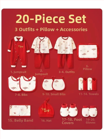 100% puuvillane beebide kingituste komplekt, unisex pikkade varrukatega riided, pehme kangas, mitmekomponentne komplekt beebidele