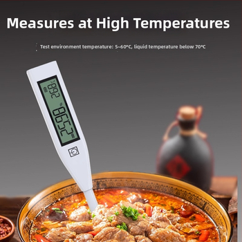 Hordozható vízminőség-elemző TM-3002; Sótartomány 0–26%, Hőmérséklet 5–60°C, Pontosság ±0,1, Felbontás 0,01