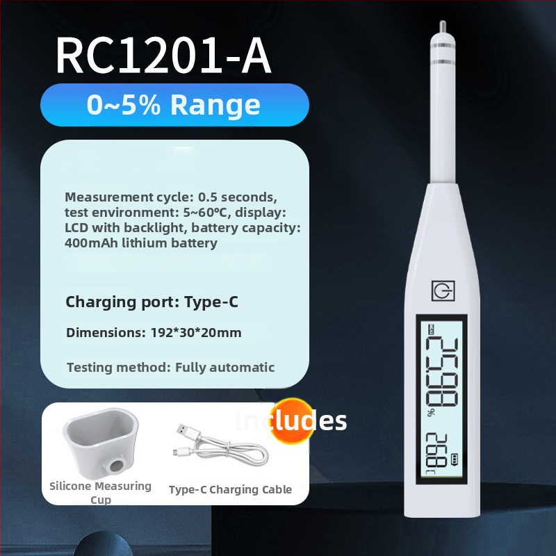 Hordozható vízminőség-elemző TM-3002; Sótartomány 0–26%, Hőmérséklet 5–60°C, Pontosság ±0,1, Felbontás 0,01