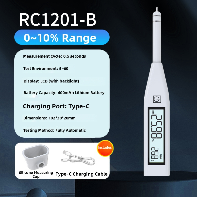 Hordozható vízminőség-elemző TM-3002; Sótartomány 0–26%, Hőmérséklet 5–60°C, Pontosság ±0,1, Felbontás 0,01