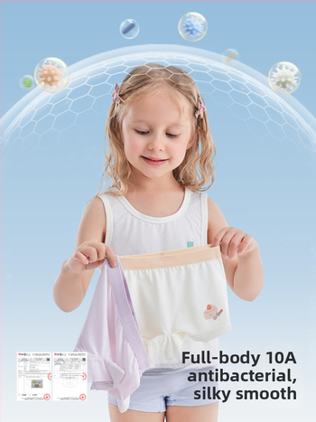 Betides Mergaitėms boxer kelnaitės iš nailono/elastano 82.9%/17.1%, 3–8 metų, vasara 2025