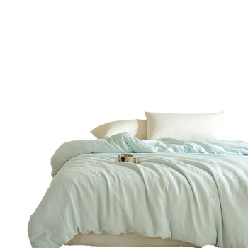 Set obliečok na prikrývku z 100% bavlny, 3-dielny set, moderný minimalistický štýl, reactive tlač a farbenie