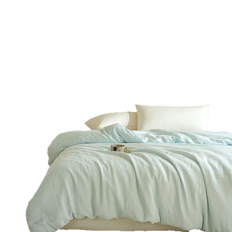 Set obliečok na prikrývku z 100% bavlny, 3-dielny set, moderný minimalistický štýl, reactive tlač a farbenie